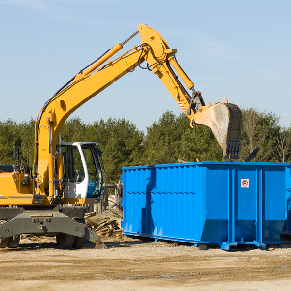 what size residential dumpster rentals are available in West Providence PA